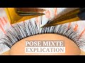 Pose mixte  extensions de cils comment faire une belle pose professionnelle