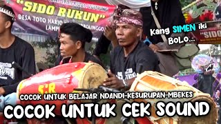Spesial Kang Simen Pengendang Jaranan Pegon 'SIDO RUKUN' Cocok Buat Cek Sound - Live Toto Sari 2023