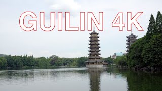 Guilin 4K POV - Walk on Zhongshan Middle Road - Guangxi - China 中国广西桂林中山中路漫步视频/前面展望