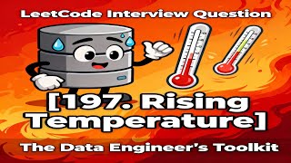 LeetCode 197 | SQL Interview Question: Rising Temperature (Easy) #interviewquestion  #sql