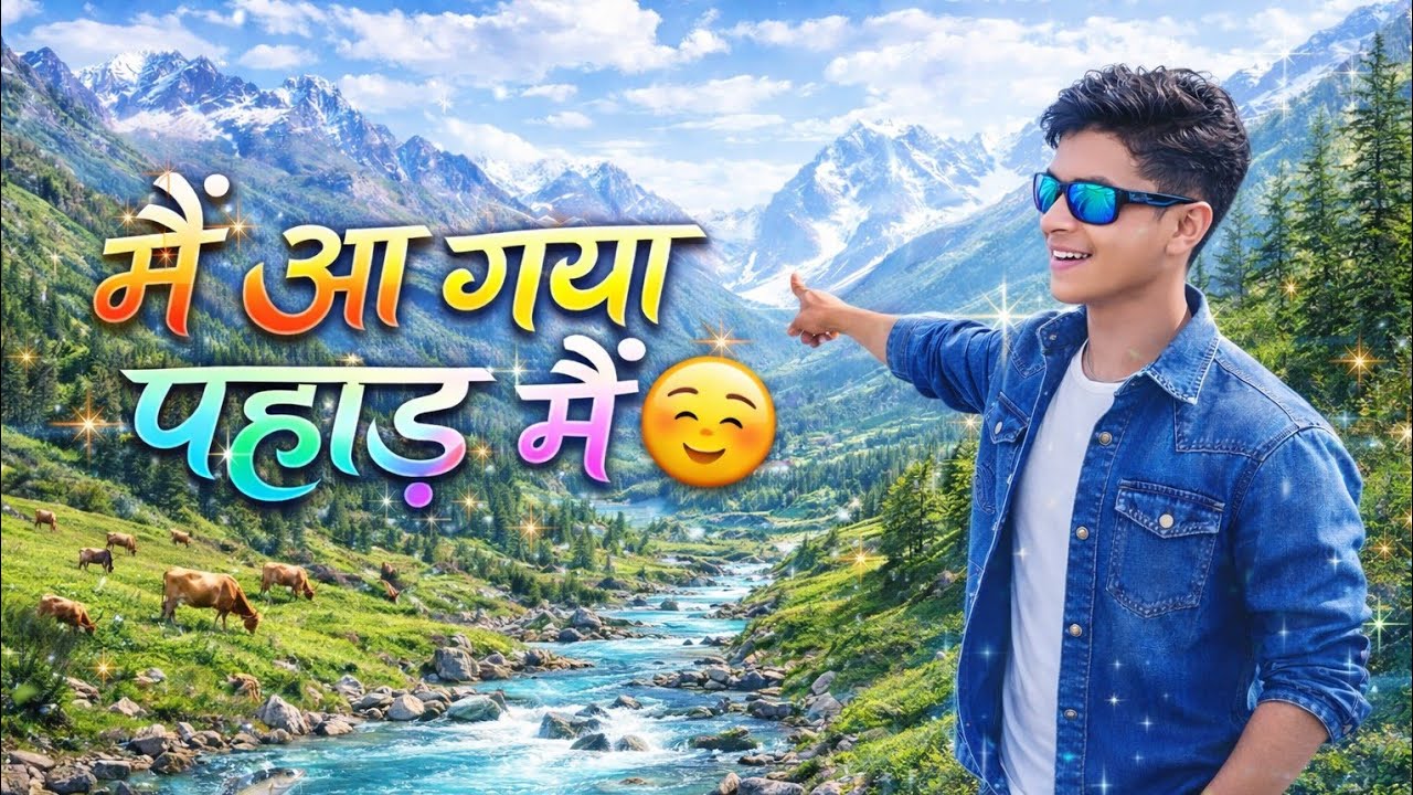 Main AA gaya pahad mein Live time 🤗