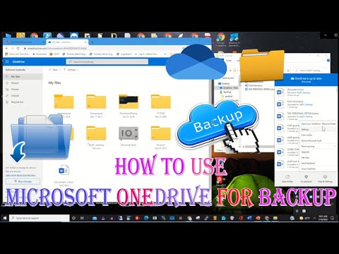 How to use Microsoft OneDrive for backup files