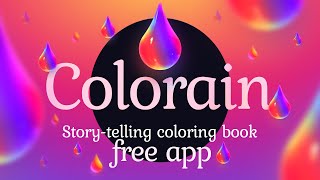 Colorain Story-telling Coloring Book