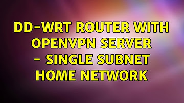 DD-WRT router with OpenVPN Server - single subnet home network