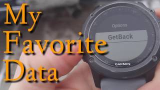 Garmin Fenix 3 : Get Back (Data Field Navigation Tool) - YouTube