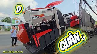 Lên Máy Gặt Lúa Kubota Dc70Plus Về Quảng Trị .Máy Gặt Lúa Máy Cày Đả Qua Sử Dụng