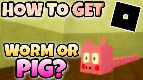 How to get ‘‘WORM OR PIG?’’ BADGE + WORM MORPH in Piggy RP [W.I.P] Roblox