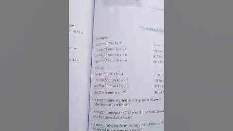 Class-5 Maths, Ch-14 Time, Ex-14 (C) Part-1