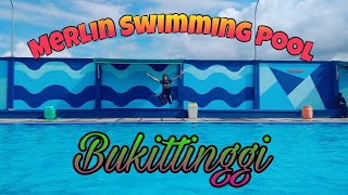 Merlin Swimming Pool, Bukittinggi, Apple Noona