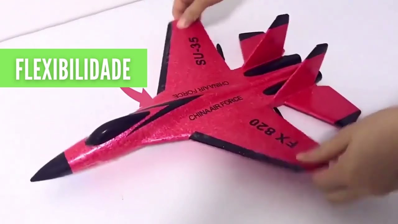 Avião de controle remoto indestrutivel