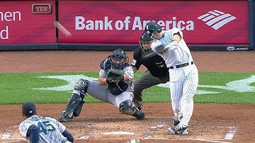 SEA@NYY: Adams tallies first career RBI with a double