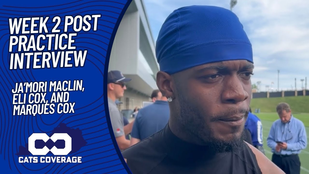 Week 2 Post Practice Interview - Ja’Mori Maclin, Eli Cox, & Marques Cox (09/03/2024)