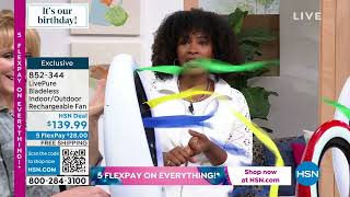 LivePure Bladeless Rechargeable Fan