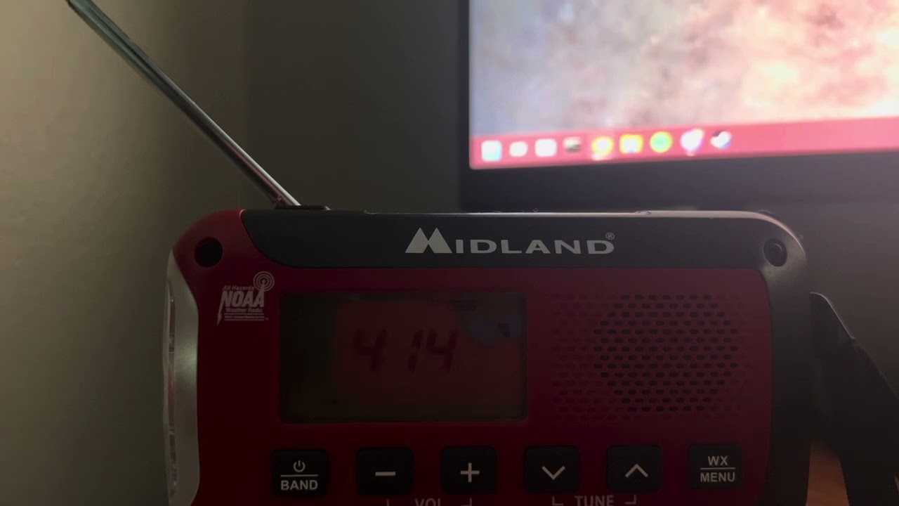the CRAZIEST wind speed ever heard over NOAA weather radio