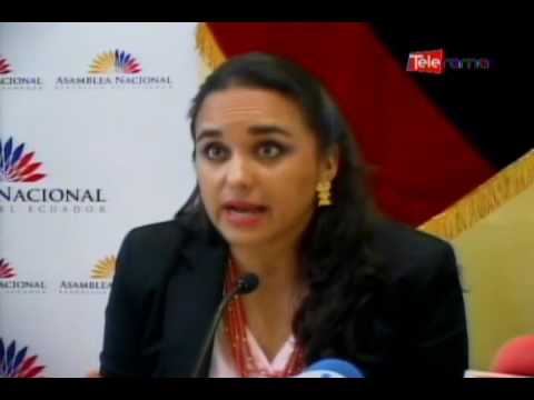 Presidenta de la asamblea nacional defiende la ley solidaria