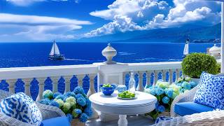 Soft Jazz To Welcome A Beautiful Day - Mellow Jazz On A Charming Ocean View Terrace Ambience screenshot 2