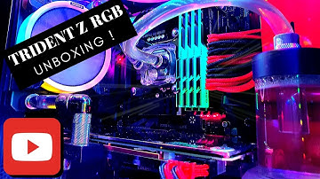 G.SKILL F4-3200C16D-16GTZR Trident Z RGB Series: quick Unboxing #ram #unboxing #gskill