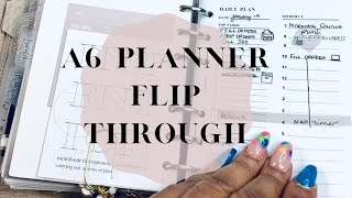 MY A6 PLANNER FLIP THROUGH
