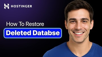 How To Quickly Restore A Deleted Database In Hostinger (Easy 2025 Guide)