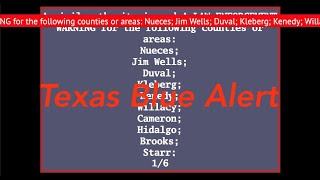 EAS Reenactment Mock: Texas Blue Alert [v3] - 12/11/2019