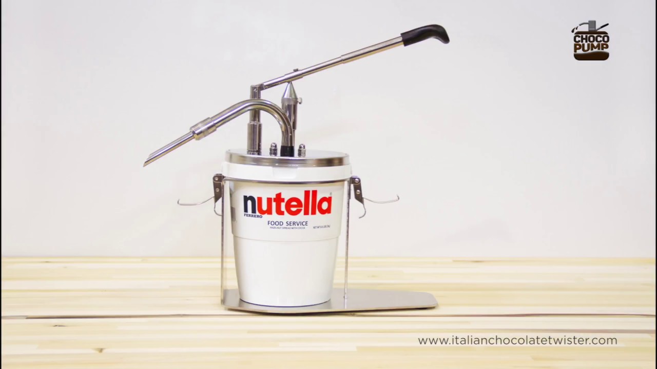 Nutella® heated pump dispenser