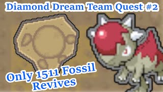 [LIVE] Shiny Cranidos found after only 1511 Fossil Revives! - Diamond Dream Team Quest #2