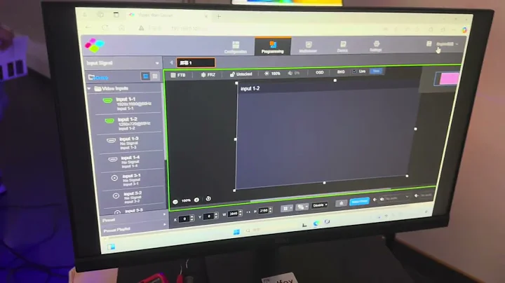 How to use Novastar H5 video processor