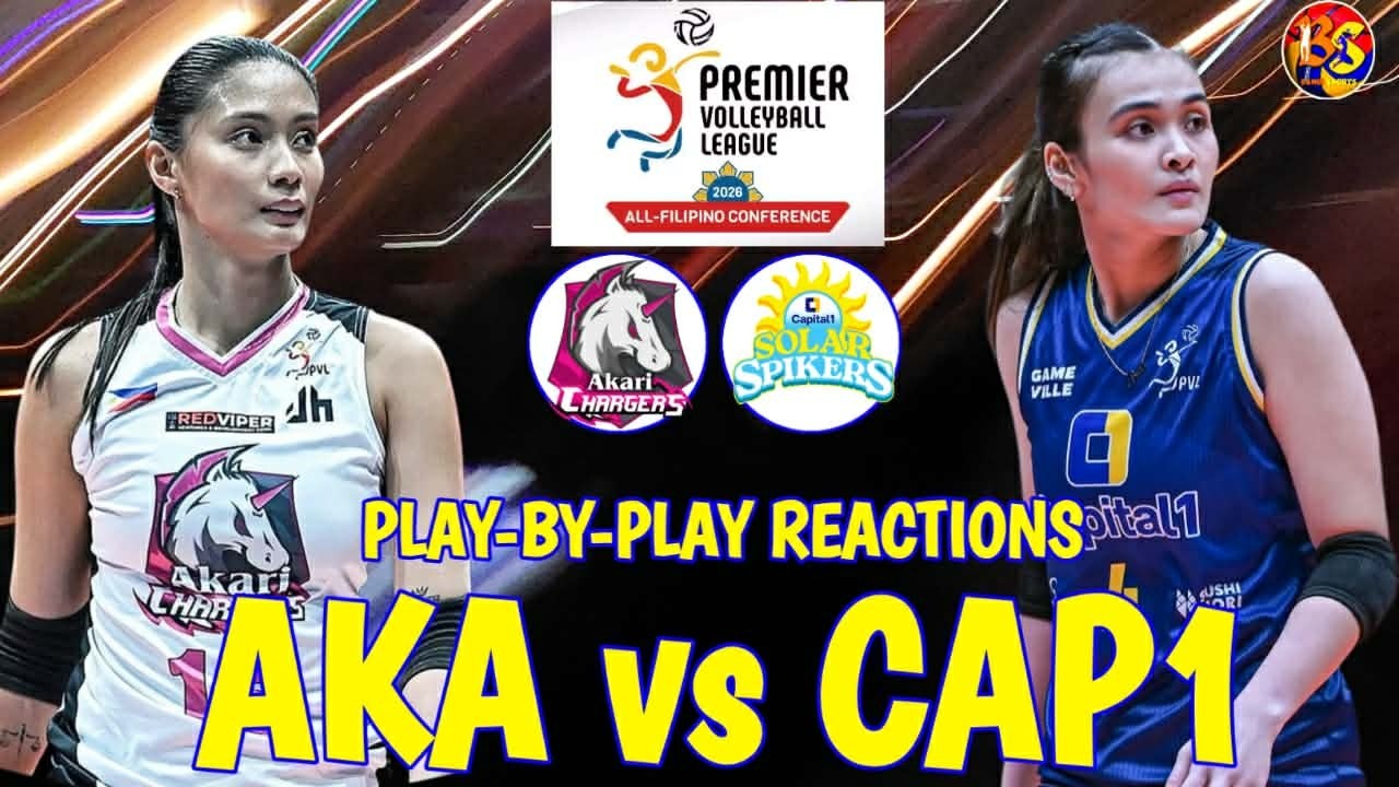 AKARI vs CAPITAL 1 I PVL AFC 2026 I PLAY-BY-PLAY REACTIONS