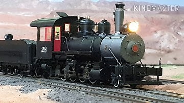 Bachmann 2-8-0 "Consolidation" On30. Soundtraxx Tsunami 2.Musica: Tiago Fernandes.