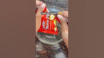 VIRAL CHOCO PIE HACK 🤯😱| MICROWAVE AND EAT #youtubeshorts #food #foodiechallenge