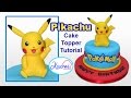 Pokémon: Cómo hacer a PIKACHU para tortas || Kaomi Tutoriales