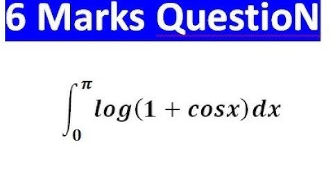 #Definite integral 6 marks question  important question for board exam