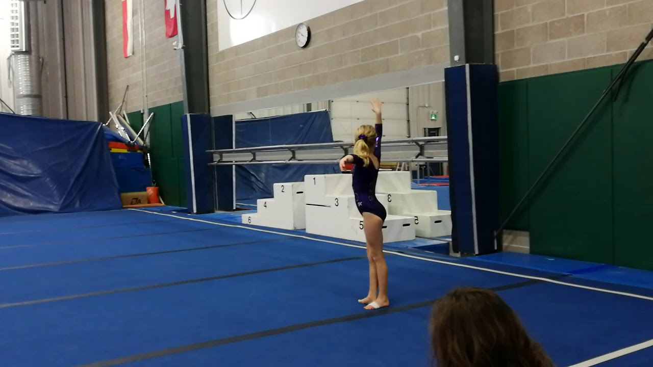 Women's Gymnastics Floor JO3 Routine. Score 9.1 - YouTube