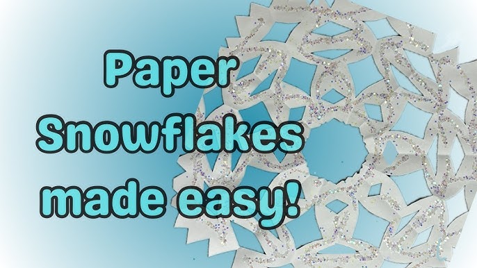 Crafting Paper Snowflakes