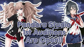 《PS》Pandora Studio 1st Auditions are CLOSED!