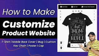 How to Make T-shirt Printing Website with WordPress | Customize Phone Back Cover, Mug, Cushion, Cap screenshot 5