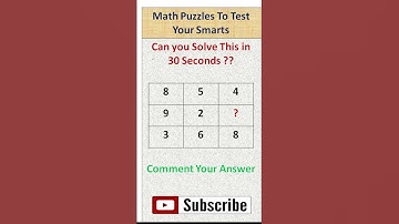 Math puzzles#1#iqtest #speedmath#logicalreasoning #trending#mathriddlle#mathviralquestion#mathpuzzle