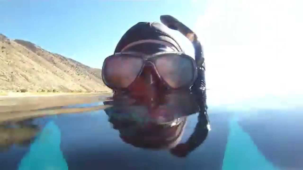 Various views of snorkeling Bear Lake, Utah YouTube