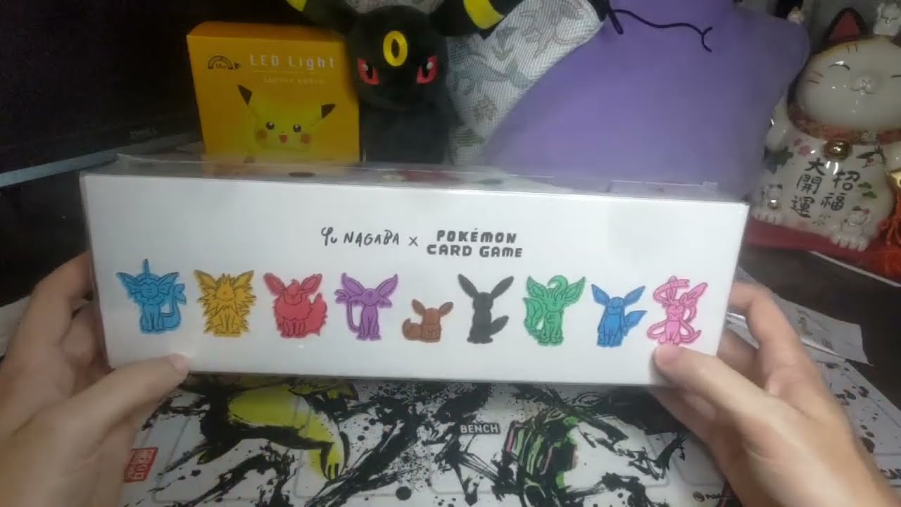 BRAND NEW MUST HAVES$ Eevee Yu Nagaba Card Box Opening 8 Promo Cards!!! | I NEED ALL 9, NO DOUBLES🤞🤞