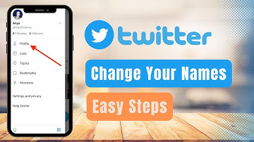 How to Change Name on Twitter !