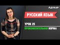 Произносительная норма| Русский язык