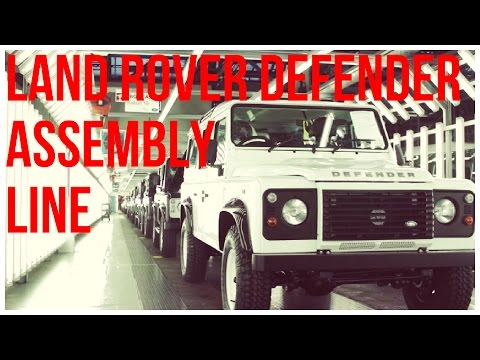 Land Rover Defender Assembly Line