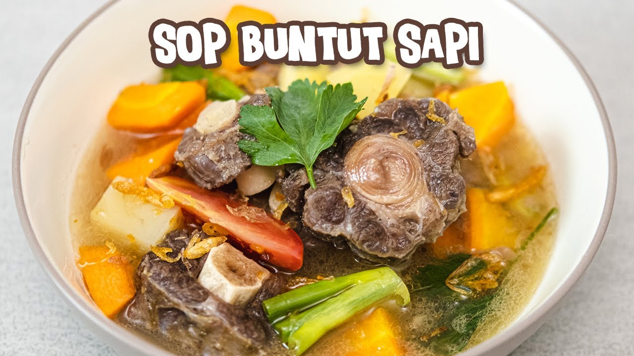 Pasti Empuk Pasti Enak ! Resep Sop Buntut Kuah nya Gurih !