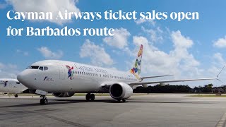 Cayman Airways ticket sales open for Barbados route