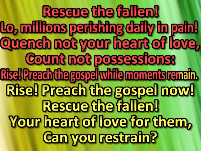 Watch Rise Preach the gospel now on YouTube Watch Rise Preach the gospel now on YouTube