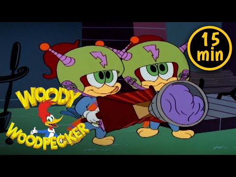 Space Aliens | 2 Full Episodes | Woody Woodpecker