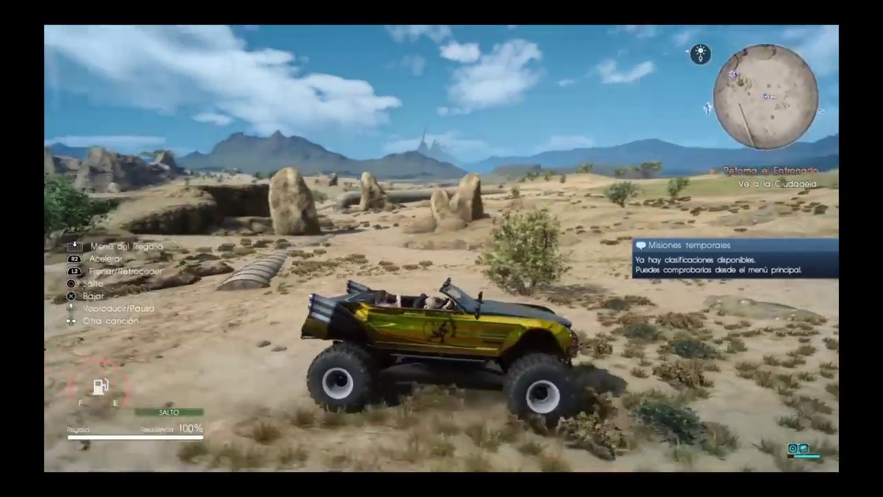 Final Fantasy XV: Regalia Type-D best jump 14,998 points - YouTube