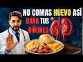 Después de los 50, estos 3 alimentos con huevo pueden afectar tus riñones