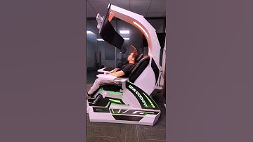 I like working in a computer cockpit#computercockpit  #computerchair #chair #officechair