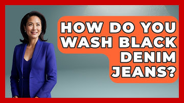 How Do You Wash Black Denim Jeans? - The Sharp Dressed Gent
